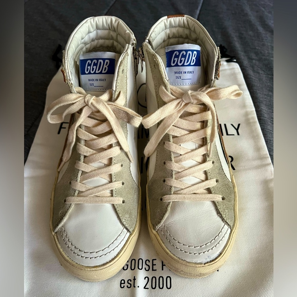 Golden Goose Slide High Tops Limited Edition 111/250 US 6.5-7 EU 37